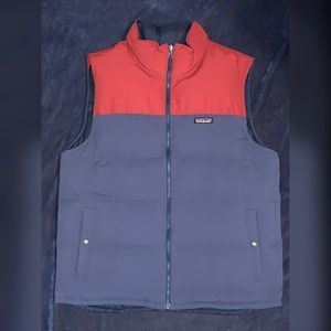 Patagonia Reversible Bivy Down Vest (Red/Blue)